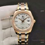 Rolex Day Date Replica Special Edition Watch Two Tone Rose Gold 36mm